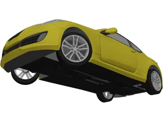 Hyundai Genesis Coupe 3D Model preview