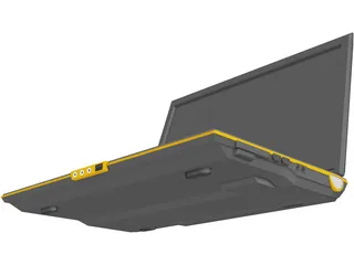 Toshiba Laptop 3D Model preview