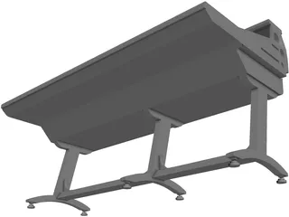 Recording Studio Console 3D Model preview