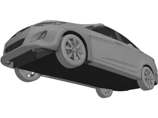 Hyundai Solaris 3D Model preview