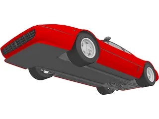 Ferrari 512BB Berlinetta Boxer 3D Model preview