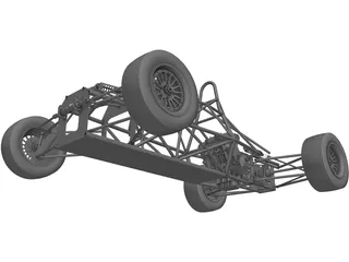 Chassis F600 3D Model preview