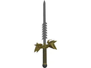 Sword Of Power 3D Model preview