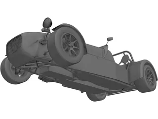 Caterham R500 3D Model preview