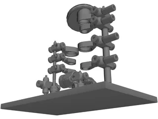 Miniature Confocal System 3D Model preview