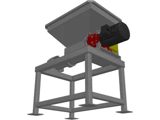 Meat Grinder with Stand 3D Model preview