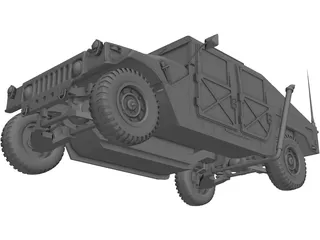 Hummer HMMWV 3D Model preview