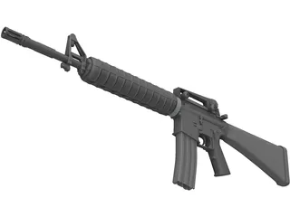 M16A2 3D Model preview