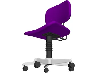 Chair Task 3D Model preview