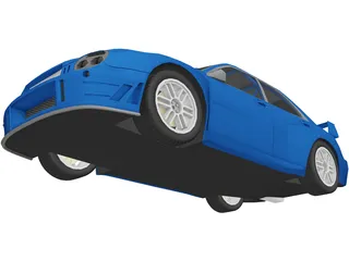 Subaru Impreza WRX STi WRC (2001) 3D Model preview