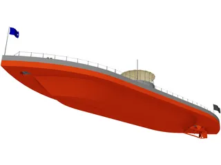 US Monitor 3D Model preview