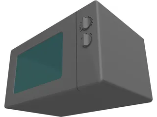 Microwave 3D Model preview
