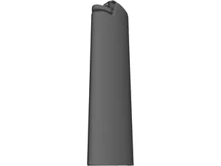 Bic Cigarette Lighter 3D Model preview