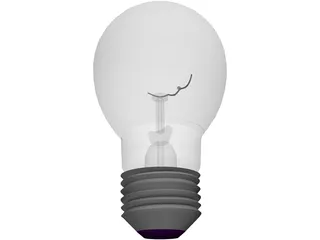 Light Bulb 3D Model preview