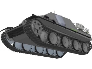 Resource Tank 3D Model preview