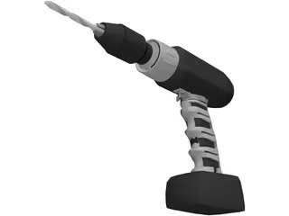 Drill Cordless 3D Model preview