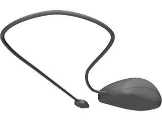 Computer Mouse 3D Model preview