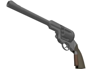 Revolver 3D Model preview