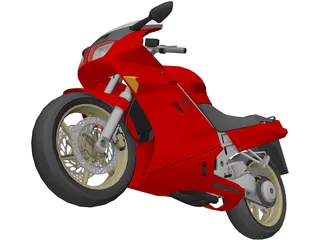 Honda VFR750RC36 3D Model preview