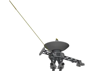 Voyager Space Craft 3D Model preview