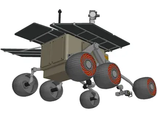 Athena Mars Rover 3D Model preview