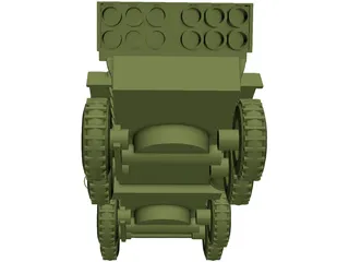 US HIMARS MLRS [+M977 Hemmt] 3D Model preview