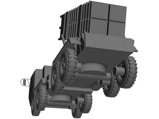 MIM-101 Patriot Mounted 3D Model preview