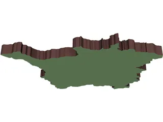 Kosova 3D Model preview