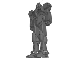 Gundam 3D Model preview