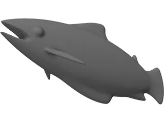 Salmon 3D Model preview