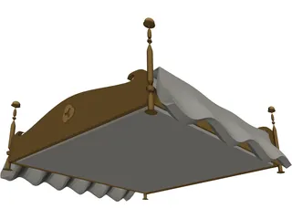 Bed 3D Model preview