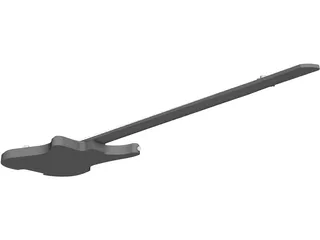 Guitar Philip Kubicki Factor Bass 3D Model preview