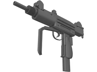 Uzi 3D Model preview