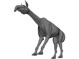 Macrachenia 3D Model preview