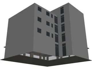 Building Train 3D Model preview