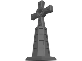 Cross Celtic 3D Model preview