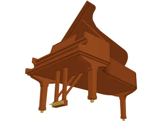 Piano 3D Model preview