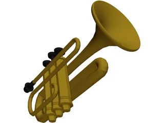Trombone 3D Model preview