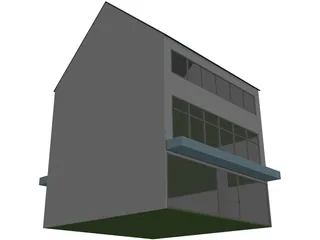 Shops Small Multi-Level 3D Model preview