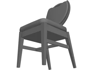 Chair Aluminum 3D Model preview