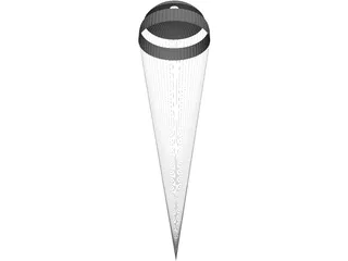 MER Parachute 3D Model preview