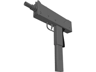 Ingram M10 3D Model preview
