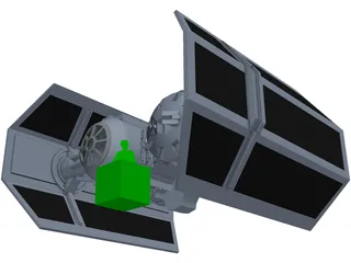 Star Wars Imperial TIE Bomber 3D Model preview