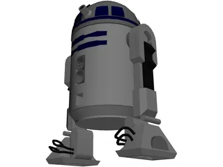 Star Wars R2-D2 R2-Unit 3D Model preview
