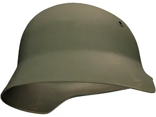 WW2 Nazi Helmet 3D Model preview