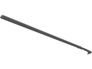 Naginata 3D Model preview
