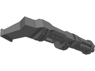 Gun 3D Model preview