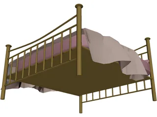 Bed 3D Model preview
