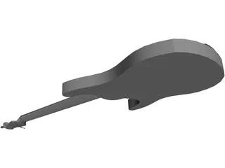 Guitar Bass 3D Model preview