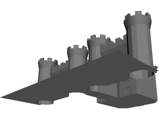 Castle Keep 3D Model preview